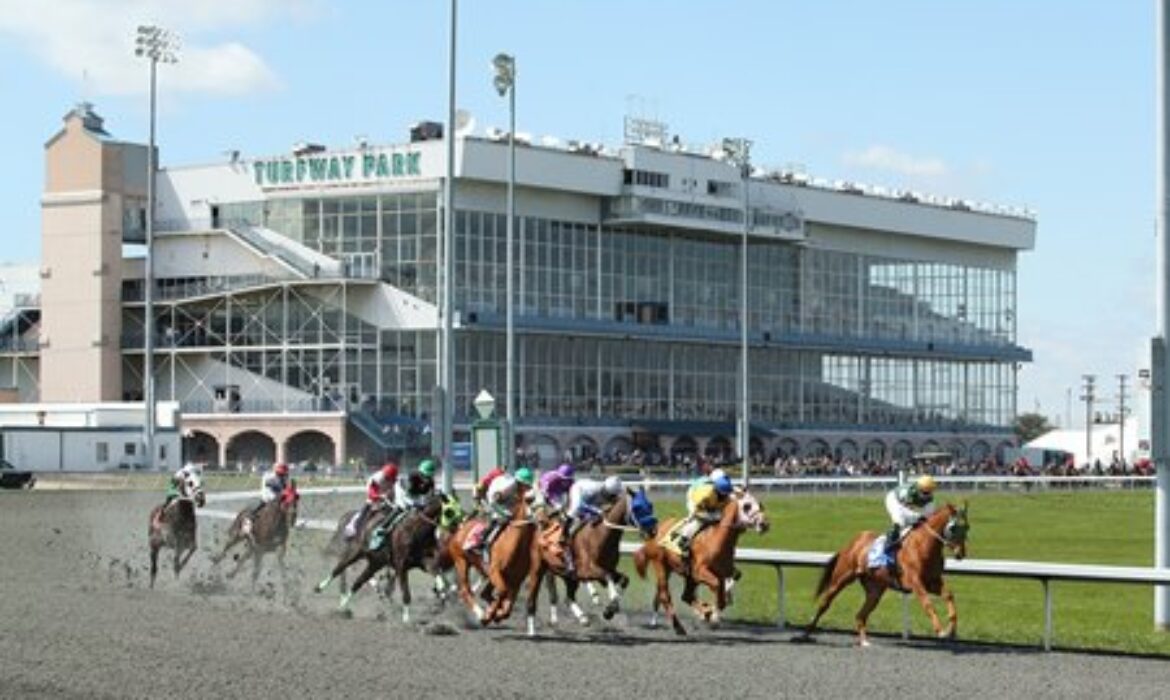 Turfway Park horse racing track in Kentucky