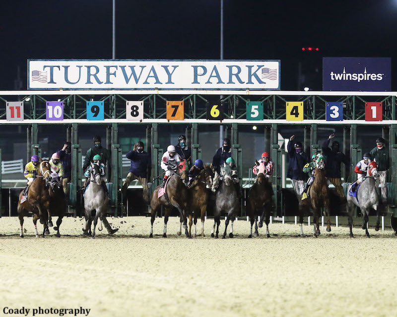 turfway park starting gate horse racing