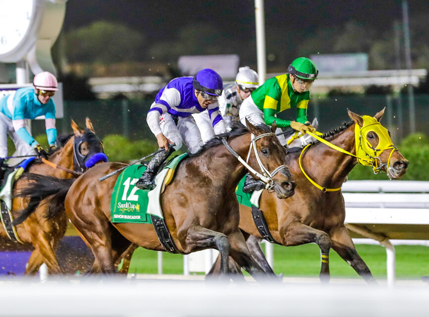 Senor Buscador winning the 2024 Saudi Cup