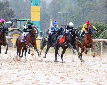 Mystik Dan winning the Southwest Stakes at Oaklawn