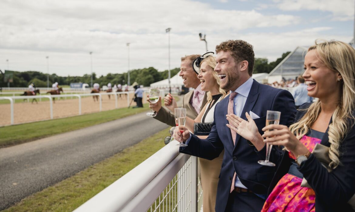 Partying at the horse races