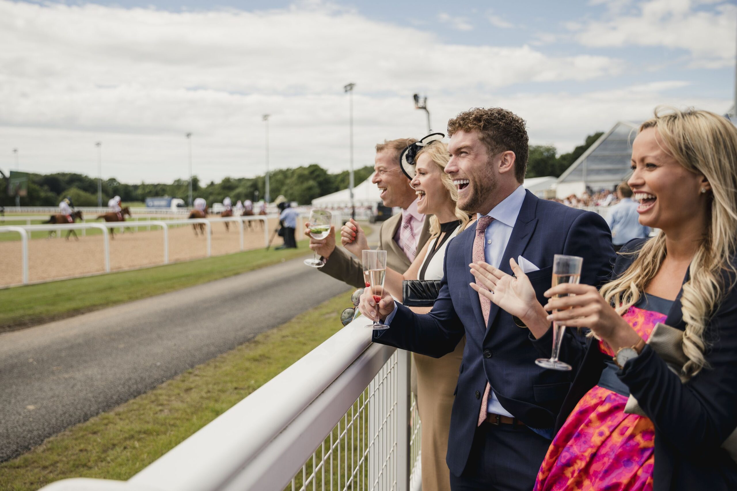 Partying at the horse races