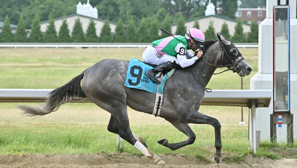 Batten Down wins the Ohio Derby at Thistledown