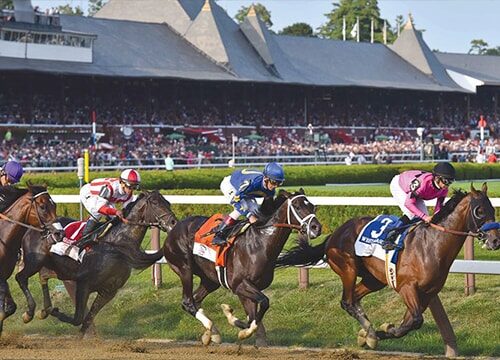 Horse racing at Saratoga Race Course