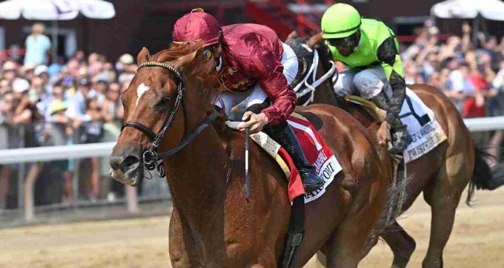 Nakatomi winning at Del Mar