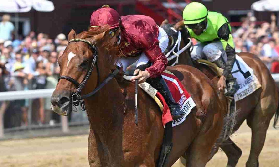 Nakatomi winning at Del Mar