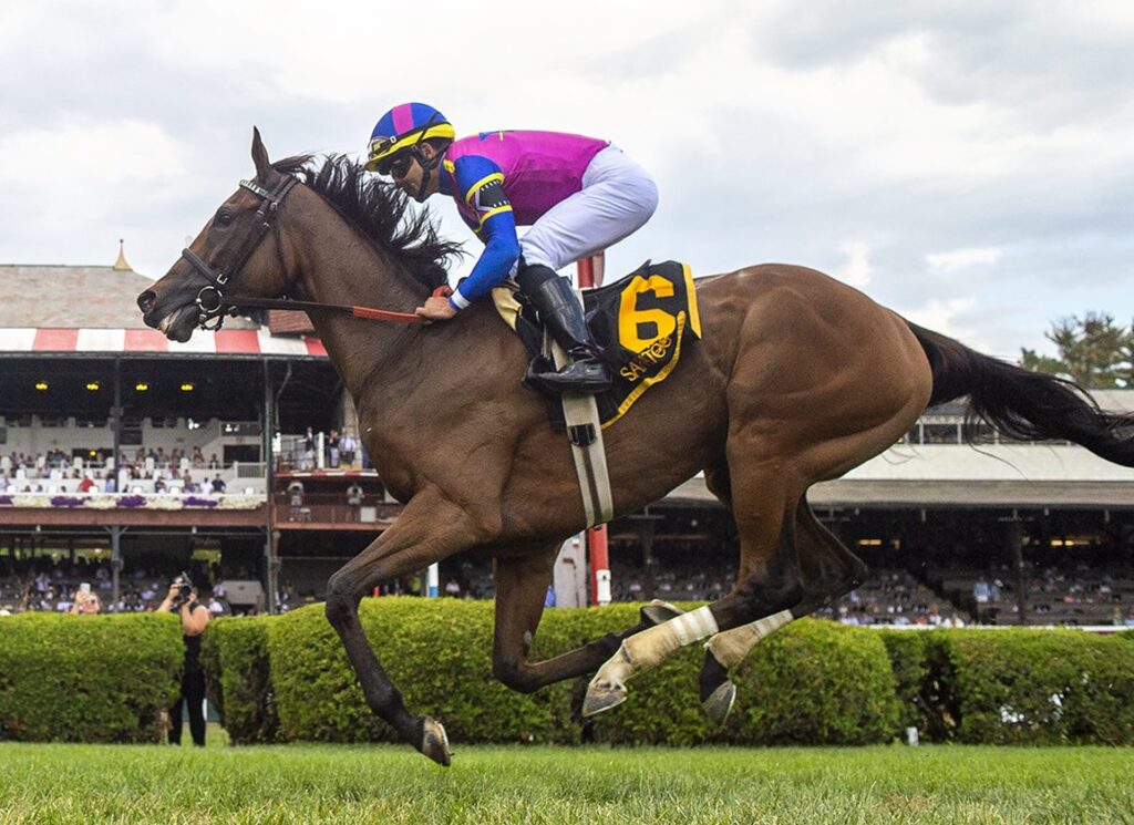 War Like Goddess winning at Churchill Downs